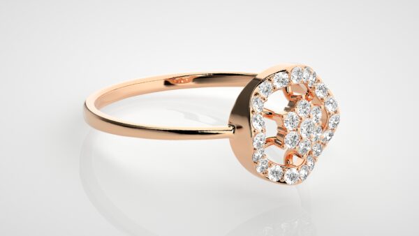 Diamond Forever Dazzle Minimalist Ring - Image 7