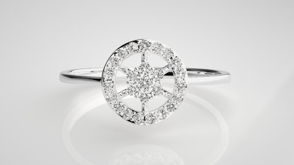 Diamond Forever Dazzle Minimalist Ring - Image 5