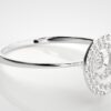 Diamond Swirl  Minimalist Ring - Image 6