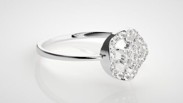 Diamond Forever Dazzle Minimalist Ring - Image 6