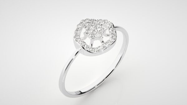 Diamond Forever Dazzle Minimalist Ring - Image 4