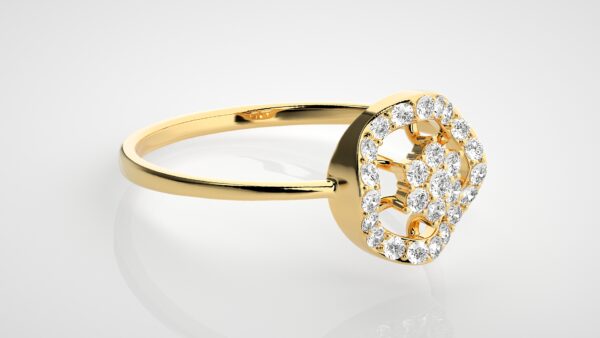 Diamond Forever Dazzle Minimalist Ring - Image 3